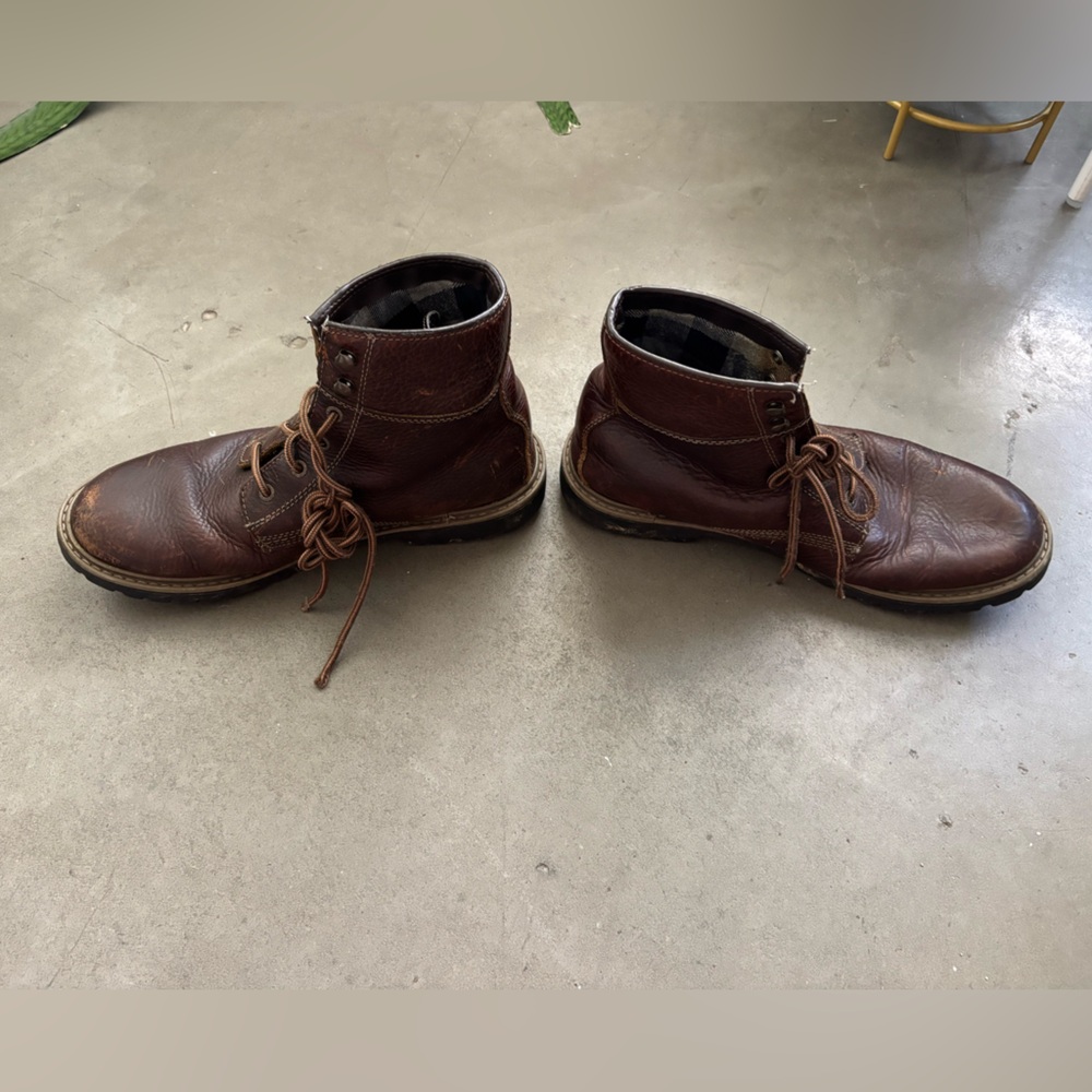 Men’s Bass Viking Men’s Brown Leather Boots - Size: 9.5 - Picture 2 of 6